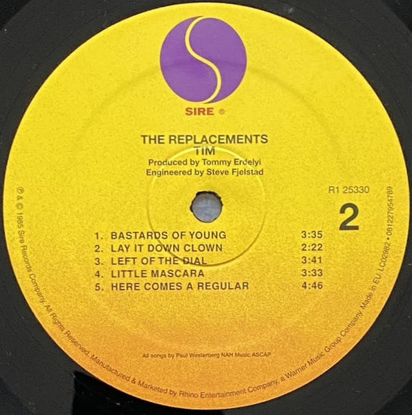 The Replacements : Tim (LP, Album, RE)